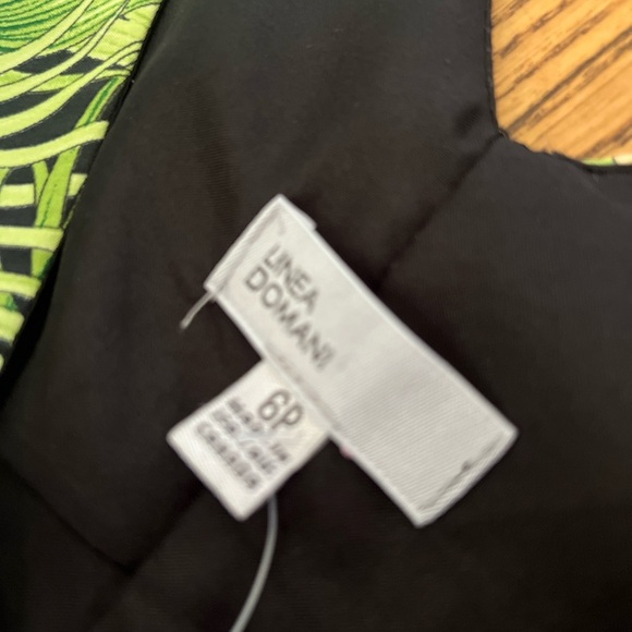 Linea Domani Tropical Print Dress 6P - Picture 5 of 12